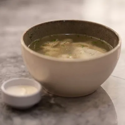 Чучвара с бульоном